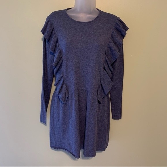 Zara Knitwear Fancy Collection Winter Collection Dress, Size 13-14 - Picture 1 of 4
